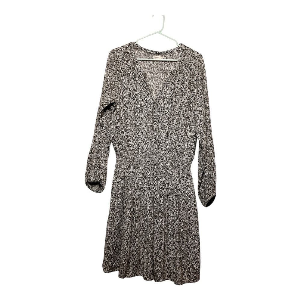 Women’s Faherty Montara Leaf Batik, long sleeve dress, size large‎